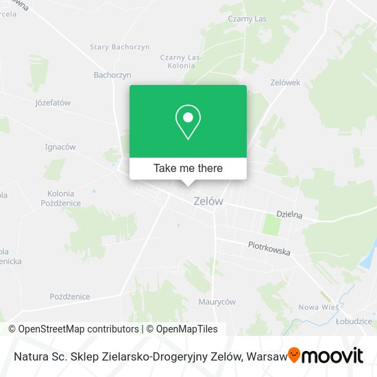 Natura Sc. Sklep Zielarsko-Drogeryjny Zelów map