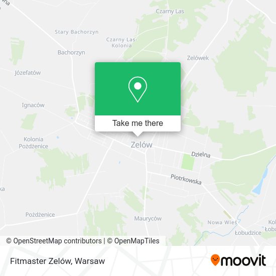 Fitmaster Zelów map