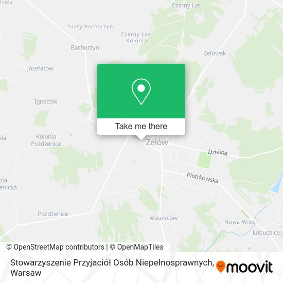 Stowarzyszenie Przyjaciół Osób Niepełnosprawnych map