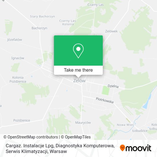 Cargaz. Instalacje Lpg, Diagnostyka Komputerowa, Serwis Klimatyzacji map