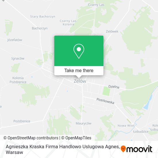 Agnieszka Kraska Firma Handlowo Uslugowa Agnes map