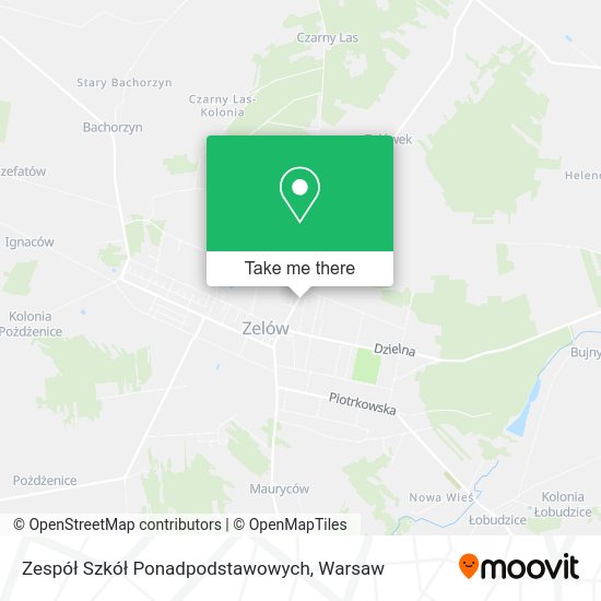 Zespół Szkół Ponadpodstawowych map