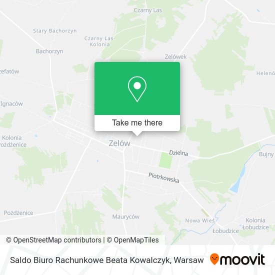 Saldo Biuro Rachunkowe Beata Kowalczyk map