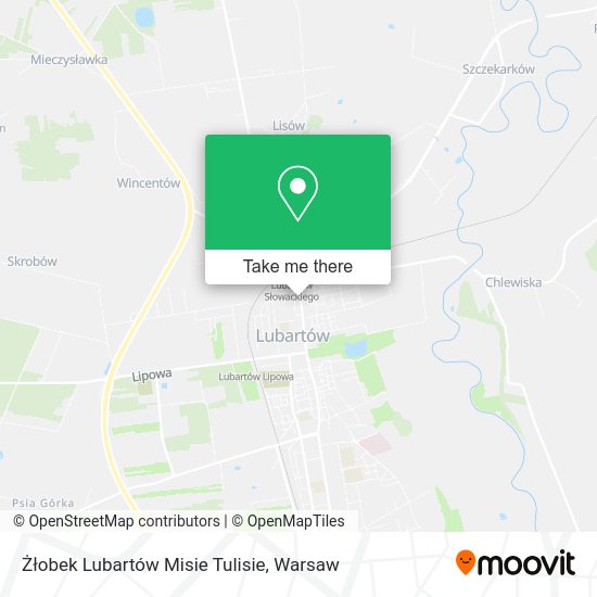 Żłobek Lubartów Misie Tulisie map