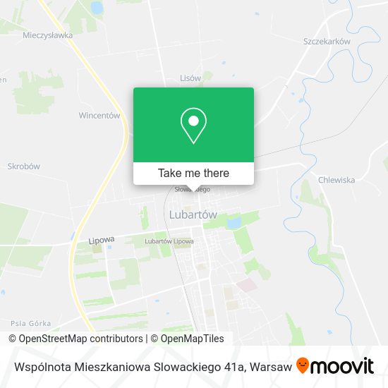 Карта Wspólnota Mieszkaniowa Slowackiego 41a