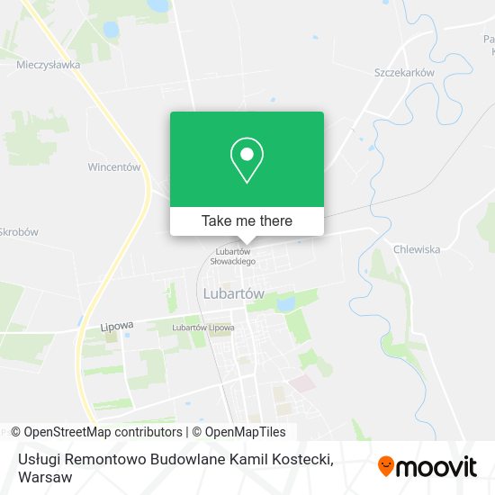 Usługi Remontowo Budowlane Kamil Kostecki map