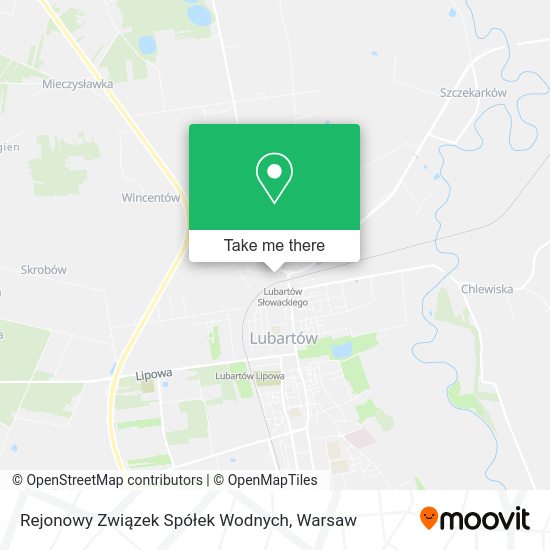 Rejonowy Związek Spółek Wodnych map