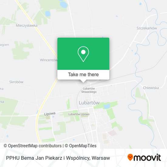 PPHU Bema Jan Piekarz i Wspólnicy map