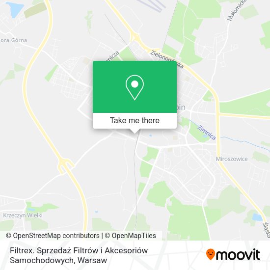 Filtrex. Sprzedaż Filtrów i Akcesoriów Samochodowych map