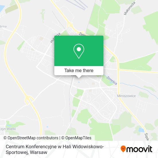 Centrum Konferencyjne w Hali Widowiskowo-Sportowej map