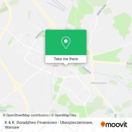 K & K. Doradztwo Finansowo - Ubezpieczeniowe map