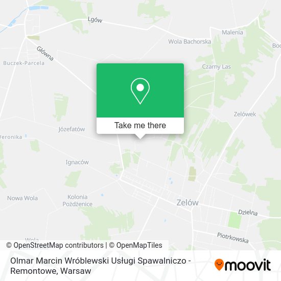 Olmar Marcin Wróblewski Usługi Spawalniczo - Remontowe map