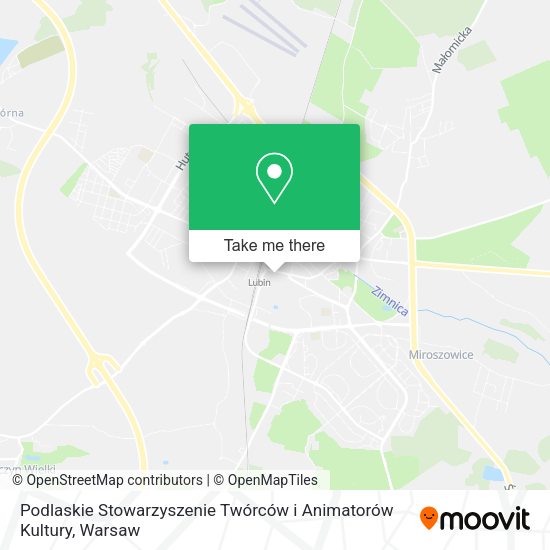 Podlaskie Stowarzyszenie Twórców i Animatorów Kultury map