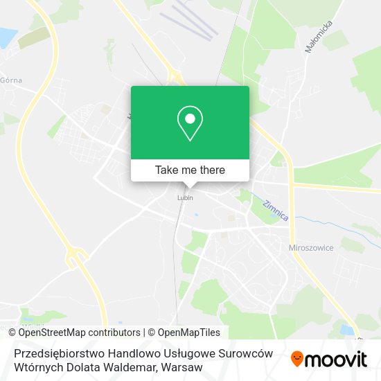 Przedsiębiorstwo Handlowo Usługowe Surowców Wtórnych Dolata Waldemar map