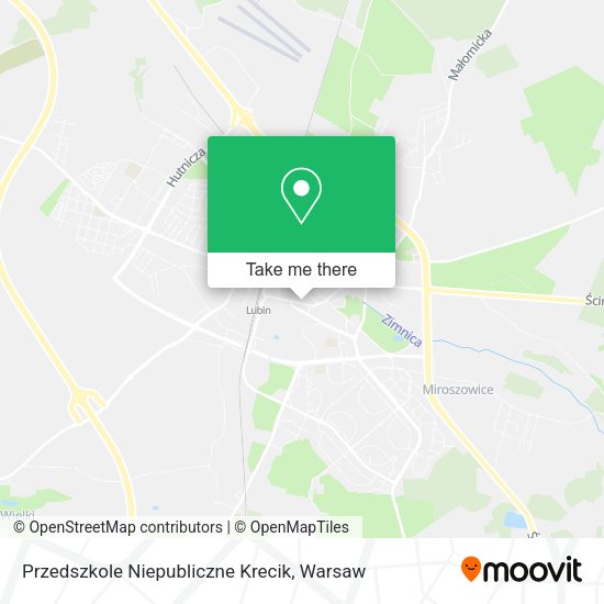 Przedszkole Niepubliczne Krecik map