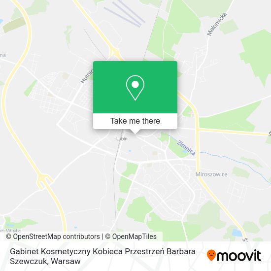 Gabinet Kosmetyczny Kobieca Przestrzeń Barbara Szewczuk map