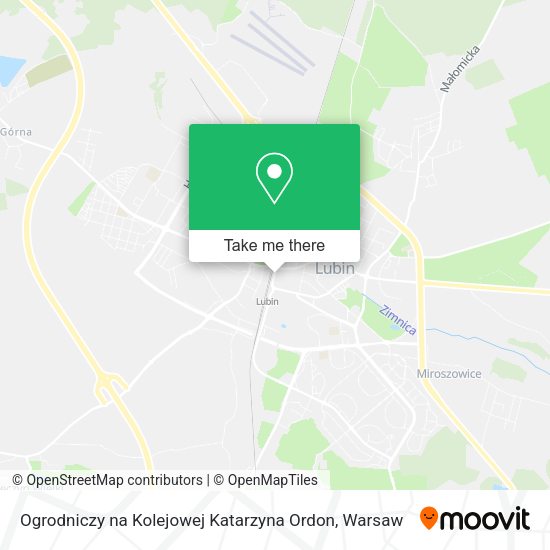 Ogrodniczy na Kolejowej Katarzyna Ordon map