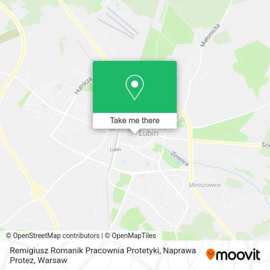 Карта Remigiusz Romanik Pracownia Protetyki, Naprawa Protez