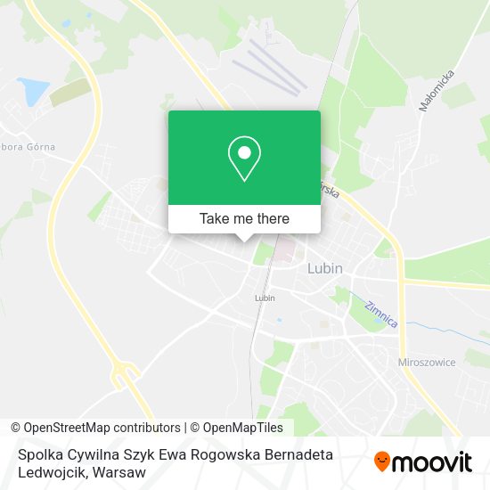 Spolka Cywilna Szyk Ewa Rogowska Bernadeta Ledwojcik map