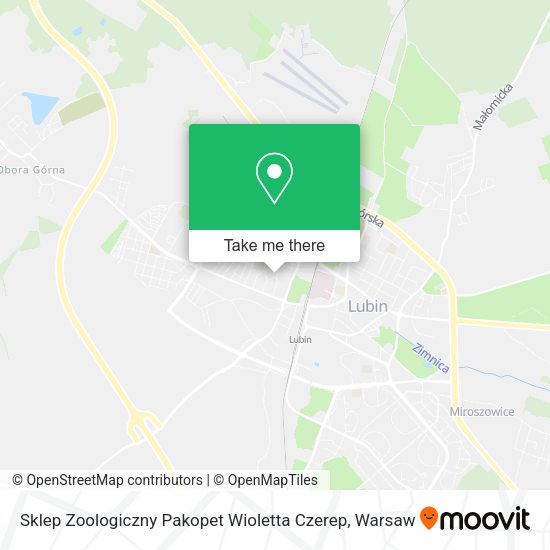 Sklep Zoologiczny Pakopet Wioletta Czerep map