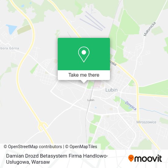 Damian Drozd Betasystem Firma Handlowo-Usługowa map