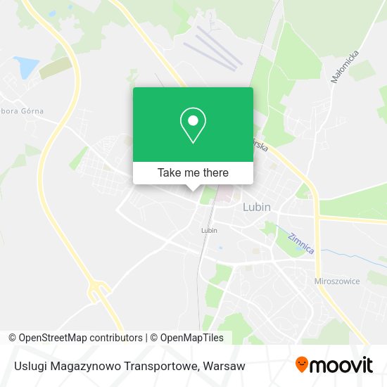 Uslugi Magazynowo Transportowe map