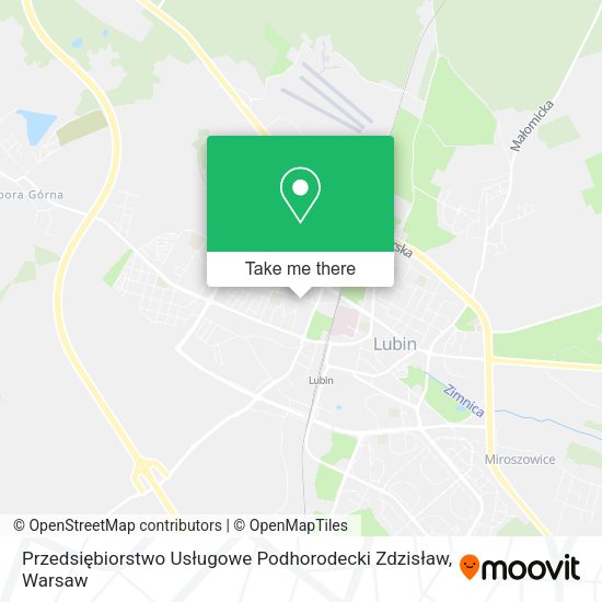 Przedsiębiorstwo Usługowe Podhorodecki Zdzisław map