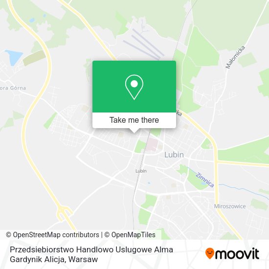 Przedsiebiorstwo Handlowo Uslugowe Alma Gardynik Alicja map