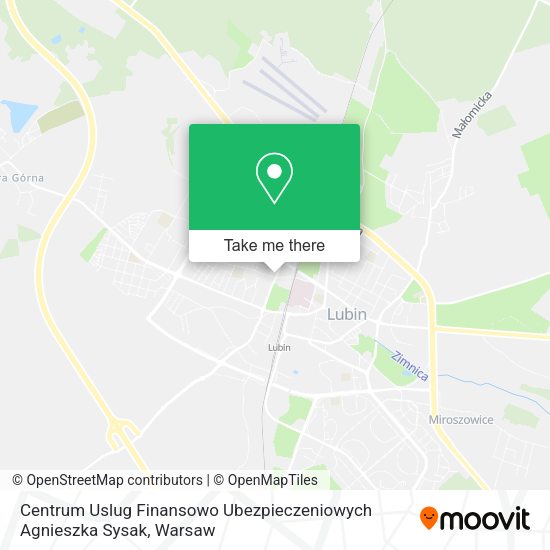 Centrum Uslug Finansowo Ubezpieczeniowych Agnieszka Sysak map