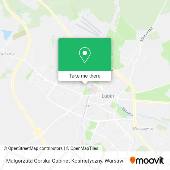 Карта Malgorzata Gorska Gabinet Kosmetyczny