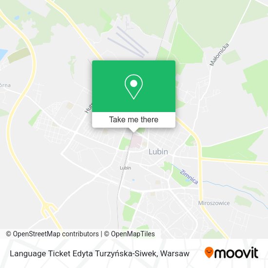 Language Ticket Edyta Turzyńska-Siwek map