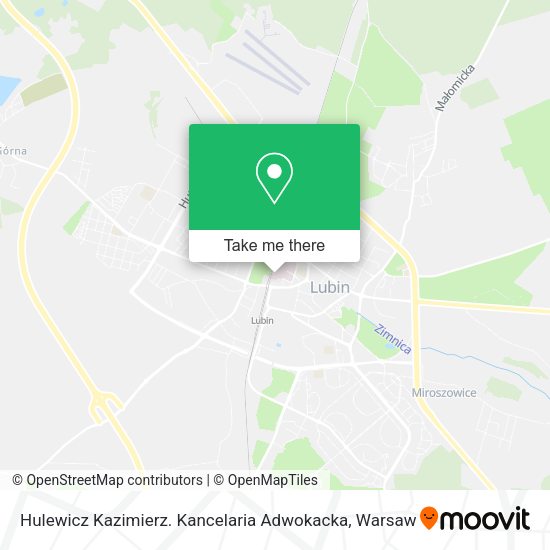 Карта Hulewicz Kazimierz. Kancelaria Adwokacka