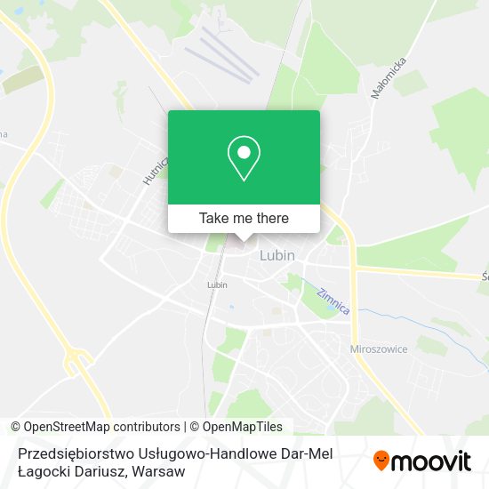 Przedsiębiorstwo Usługowo-Handlowe Dar-Mel Łagocki Dariusz map