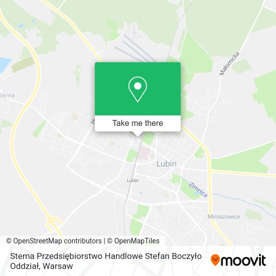 Stema Przedsiębiorstwo Handlowe Stefan Boczyło Oddział map