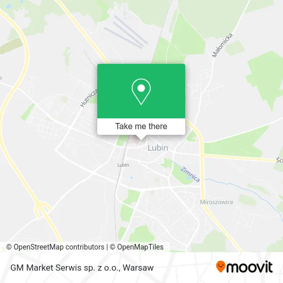 Карта GM Market Serwis sp. z o.o.
