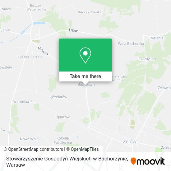 Stowarzyszenie Gospodyń Wiejskich w Bachorzynie map