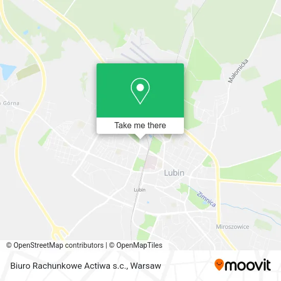 Карта Biuro Rachunkowe Actiwa s.c.