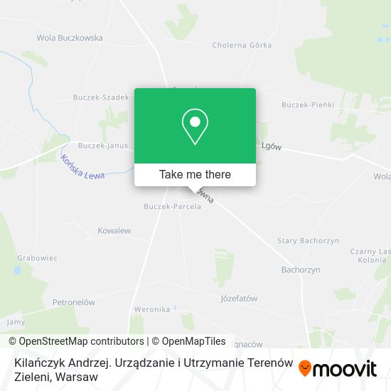 Kilańczyk Andrzej. Urządzanie i Utrzymanie Terenów Zieleni map