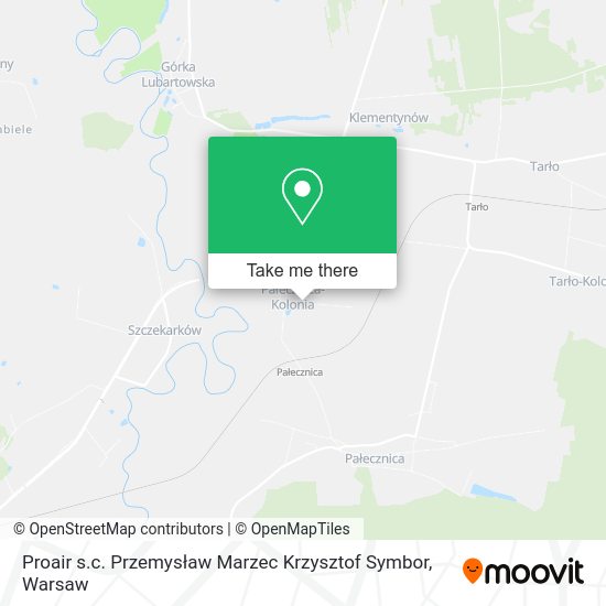 Proair s.c. Przemysław Marzec Krzysztof Symbor map