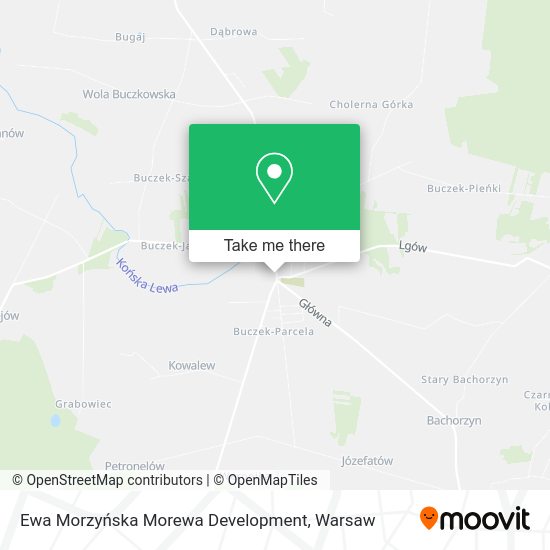 Карта Ewa Morzyńska Morewa Development