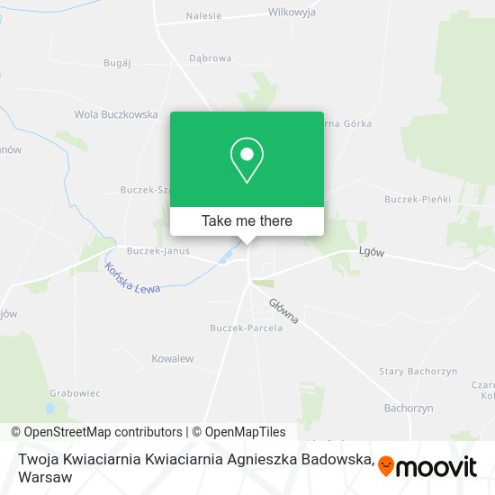 Twoja Kwiaciarnia Kwiaciarnia Agnieszka Badowska map