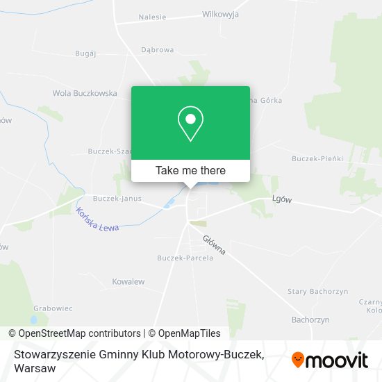 Stowarzyszenie Gminny Klub Motorowy-Buczek map