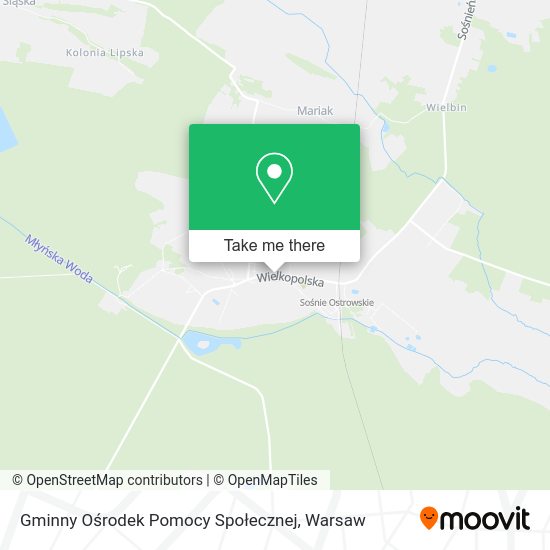 Gminny Ośrodek Pomocy Społecznej map