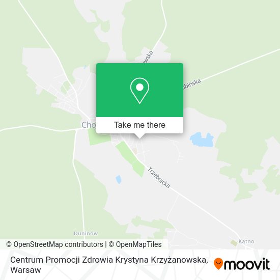 Centrum Promocji Zdrowia Krystyna Krzyżanowska map