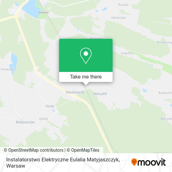 Карта Instalatorstwo Elektryczne Eulalia Matyjaszczyk