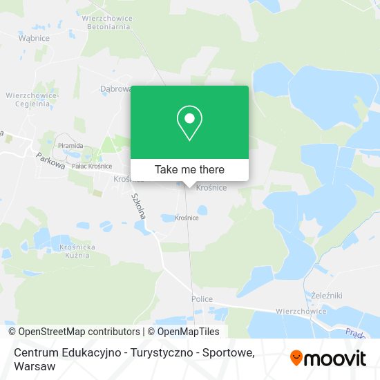 Centrum Edukacyjno - Turystyczno - Sportowe map