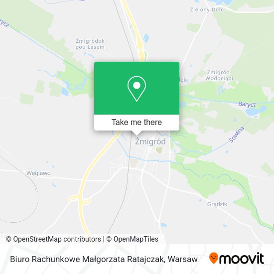 Biuro Rachunkowe Małgorzata Ratajczak map