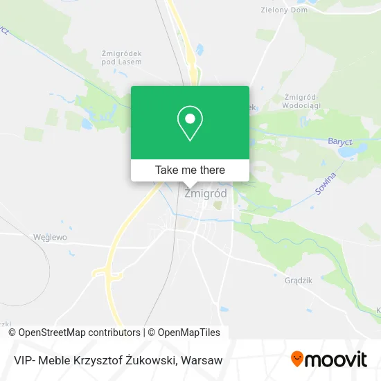 VIP- Meble Krzysztof Żukowski map