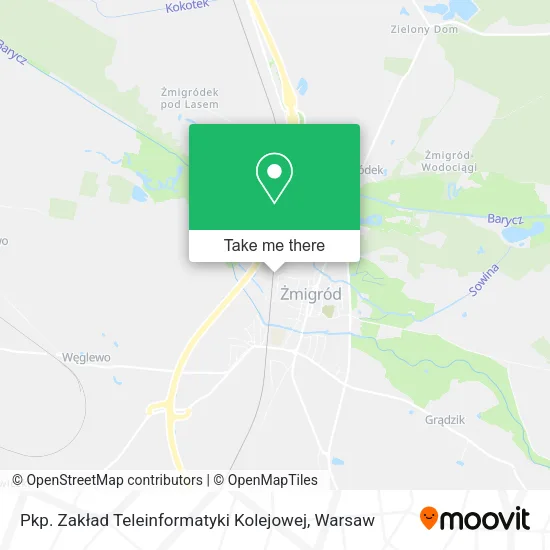 Карта Pkp. Zakład Teleinformatyki Kolejowej