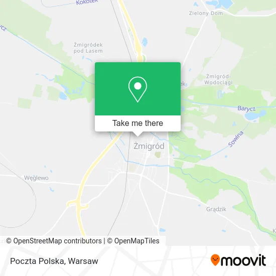 Карта Poczta Polska